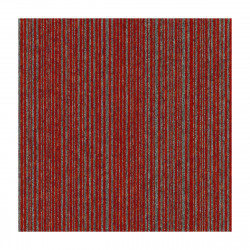 Kobercový čtverec Coral Lines 60380-50 červeno-šedý 50 x 50 cm