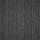Kobercový čtverec Coral Lines 60345-50 šedo-černý 50 x 50 cm