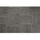 Kobercový čtverec Coral Lines 60345-50 šedo-černý 50 x 50 cm