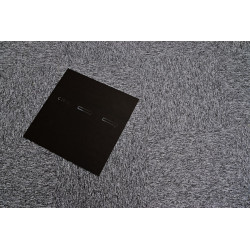 Kobercový čtverec Coral 58342-50 sv. šedý 50 x 50 cm