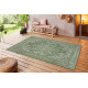 Kusový orientální koberec Flatweave 104810 Green/Cream
