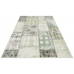 Kusový koberec Beach 103846 Green/Cream/Black – na ven i na doma