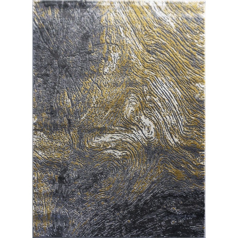 Kusový koberec Zara 9660 Yellow Grey