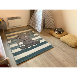 Dětský koberec Kiddo A1087 blue