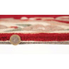 Ručně všívaný kusový koberec Lotus premium Red půlkruh