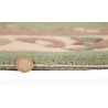 Ručně všívaný kusový koberec Lotus premium Green půlkruh