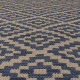 Kusový koberec Florence Alfresco Moretti Blue/Beige kruh – na ven i na doma
