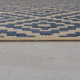 Kusový koberec Florence Alfresco Moretti Blue/Beige kruh – na ven i na doma