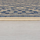 Kusový koberec Florence Alfresco Moretti Blue/Beige kruh – na ven i na doma