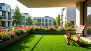 Balkonová terasa v apartmánech
