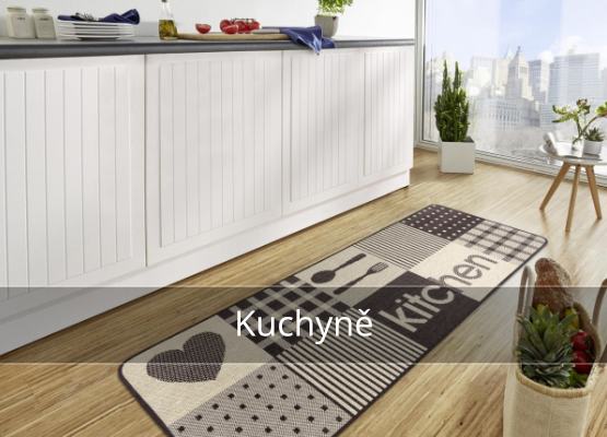 Kusové koberce do kuchyně - inspirace