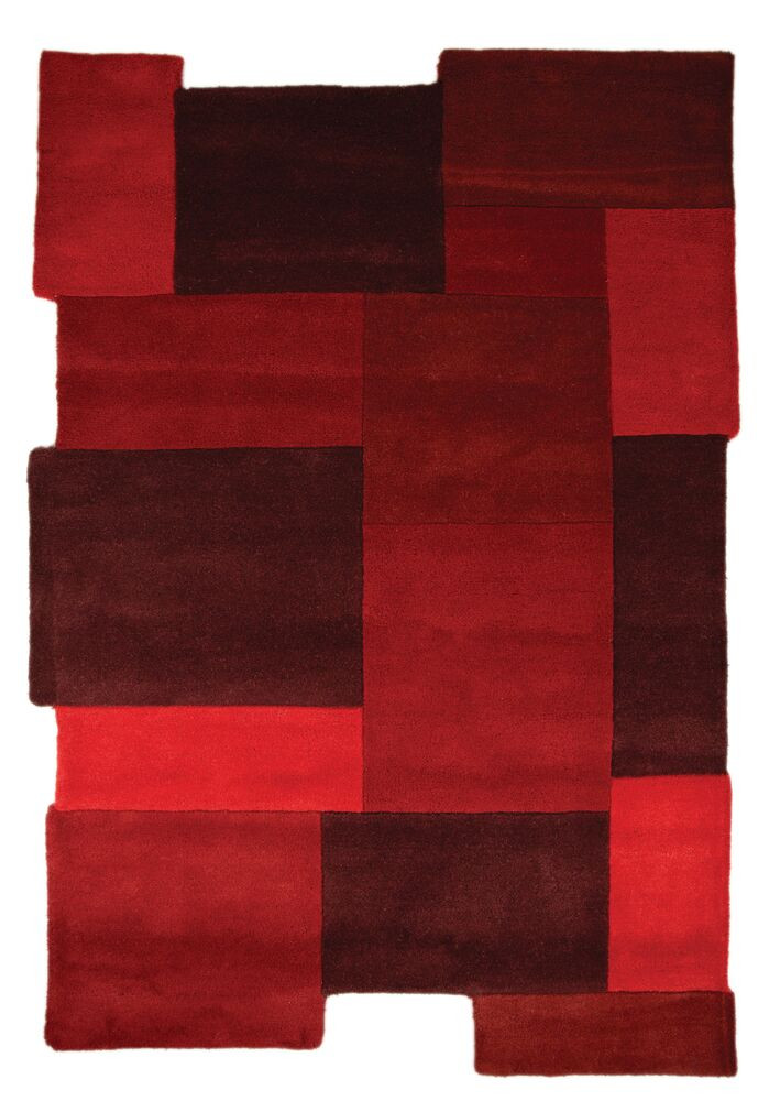 Levně Flair Rugs koberce Kusový koberec Abstract Collage Red - 120x180 cm