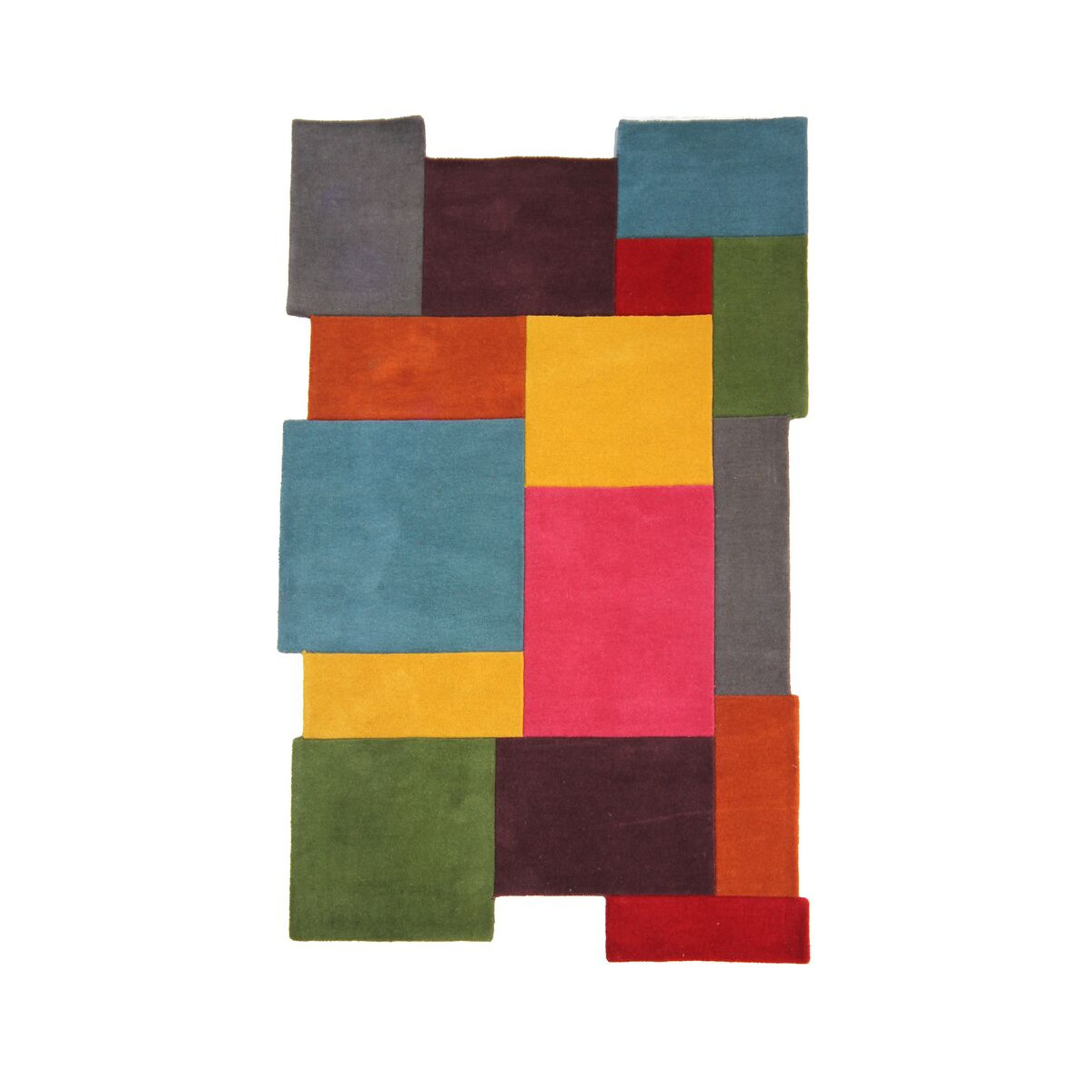 Kusový koberec Abstract Collage Multi