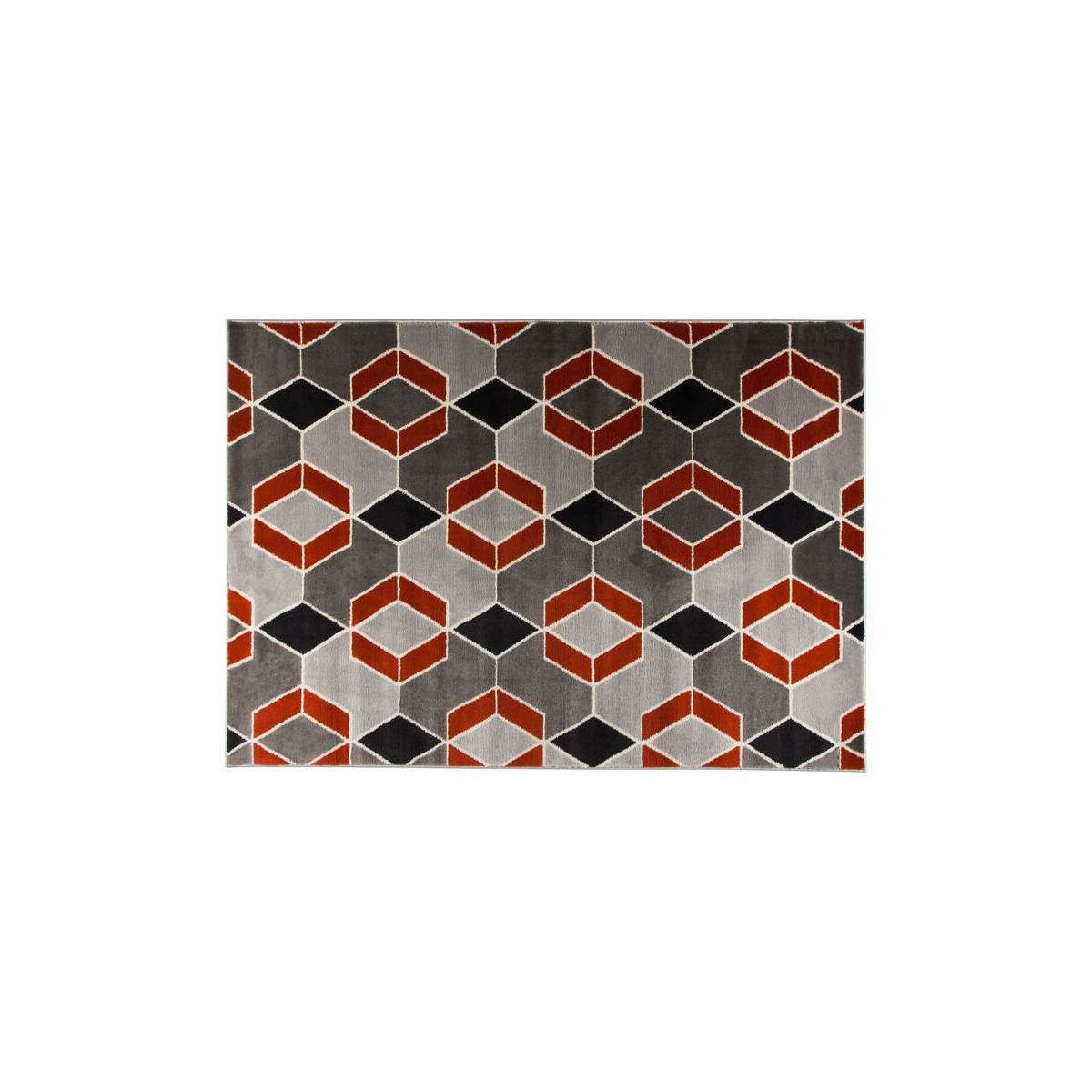 Kusový koberec Cocktail Maitai Grey/Terracotta