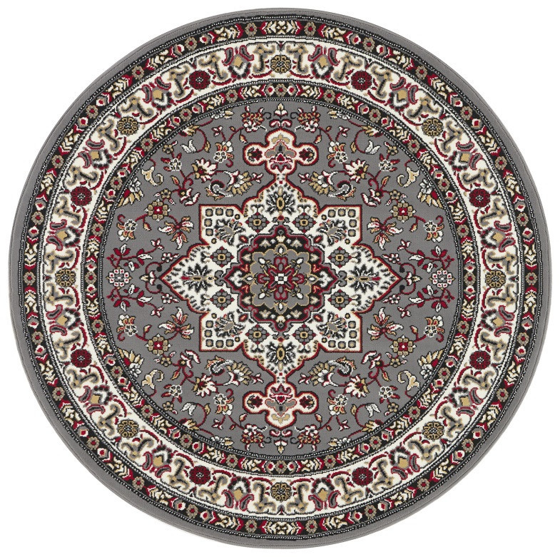 Levně Nouristan - Hanse Home koberce Kruhový koberec Mirkan 104102 Grey - 160x160 (průměr) kruh cm
