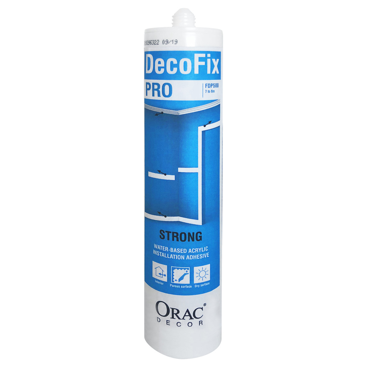 Levně ORAC Decor Lepidlo do interiéru DecoFix Pro (310 ml) FDP500, silné montážní - 310 ml