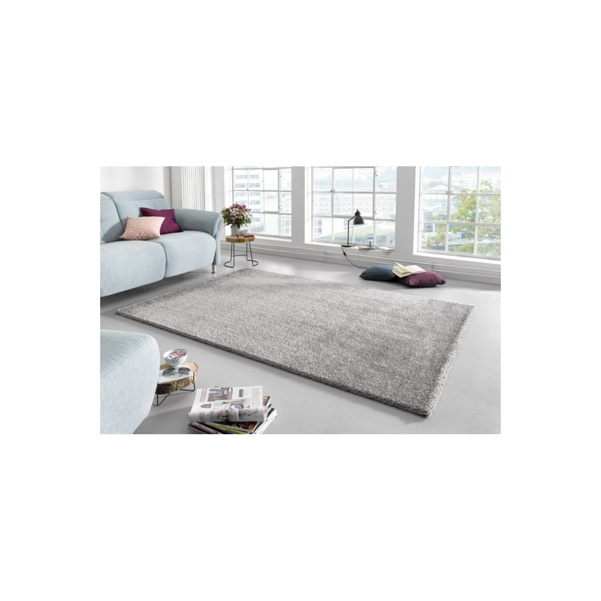 AKCE: 120x170 cm Kusový koberec Glam 103014 Silver