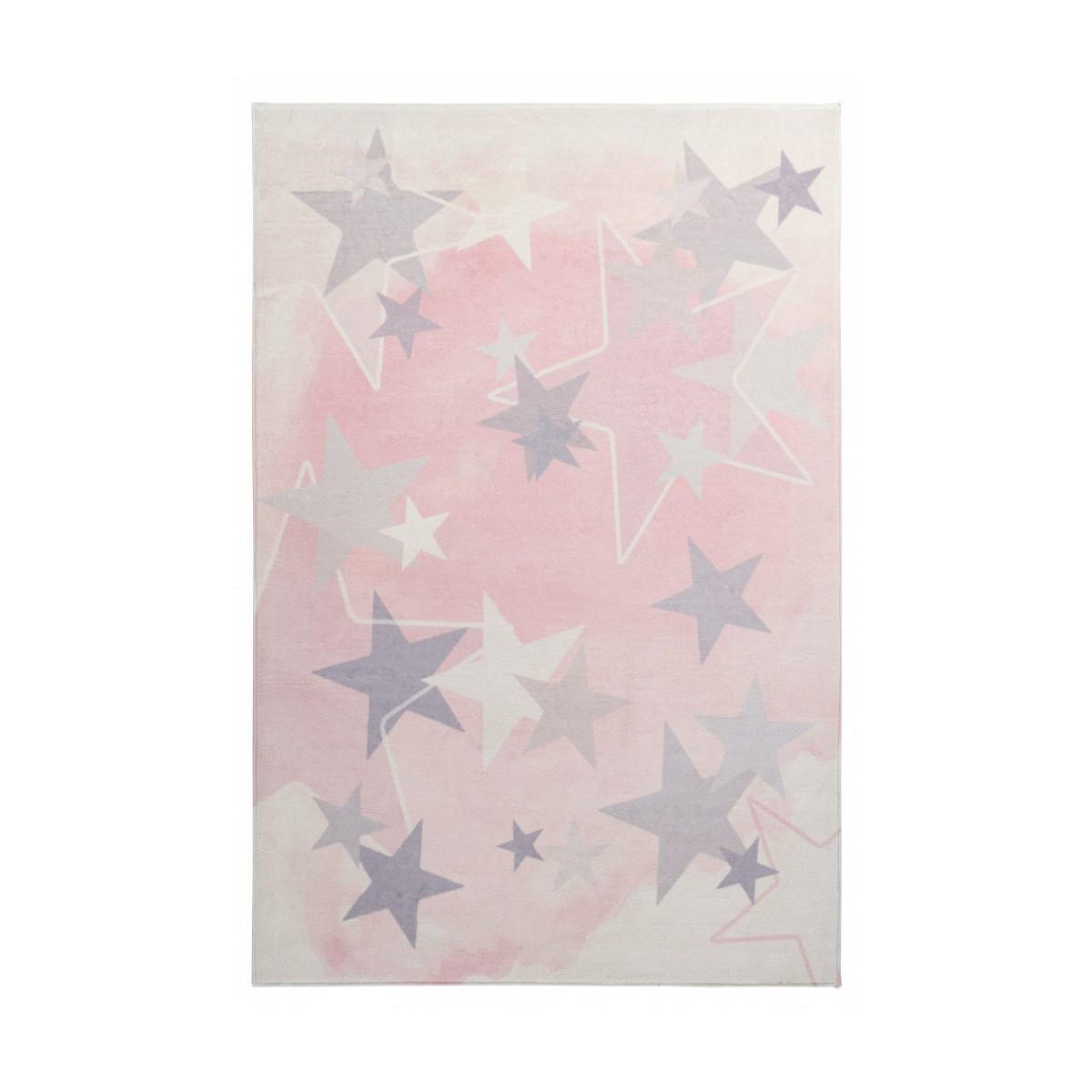 AKCE: 160x230 cm Dětský kusový koberec Stars 410 pink