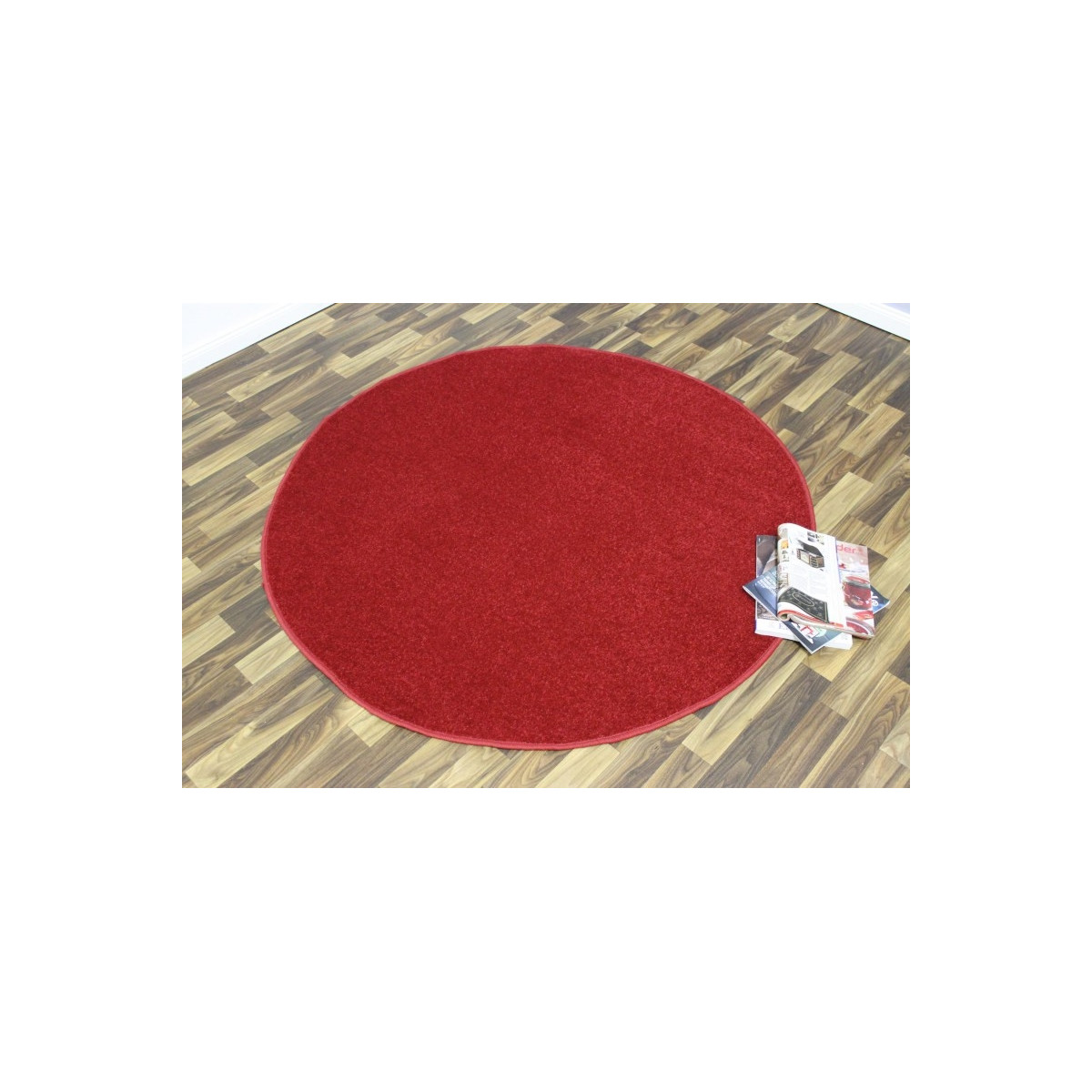 AKCE: 200x200 (průměr) kruh cm Kusový koberec Nasty 101151 Rot kruh
