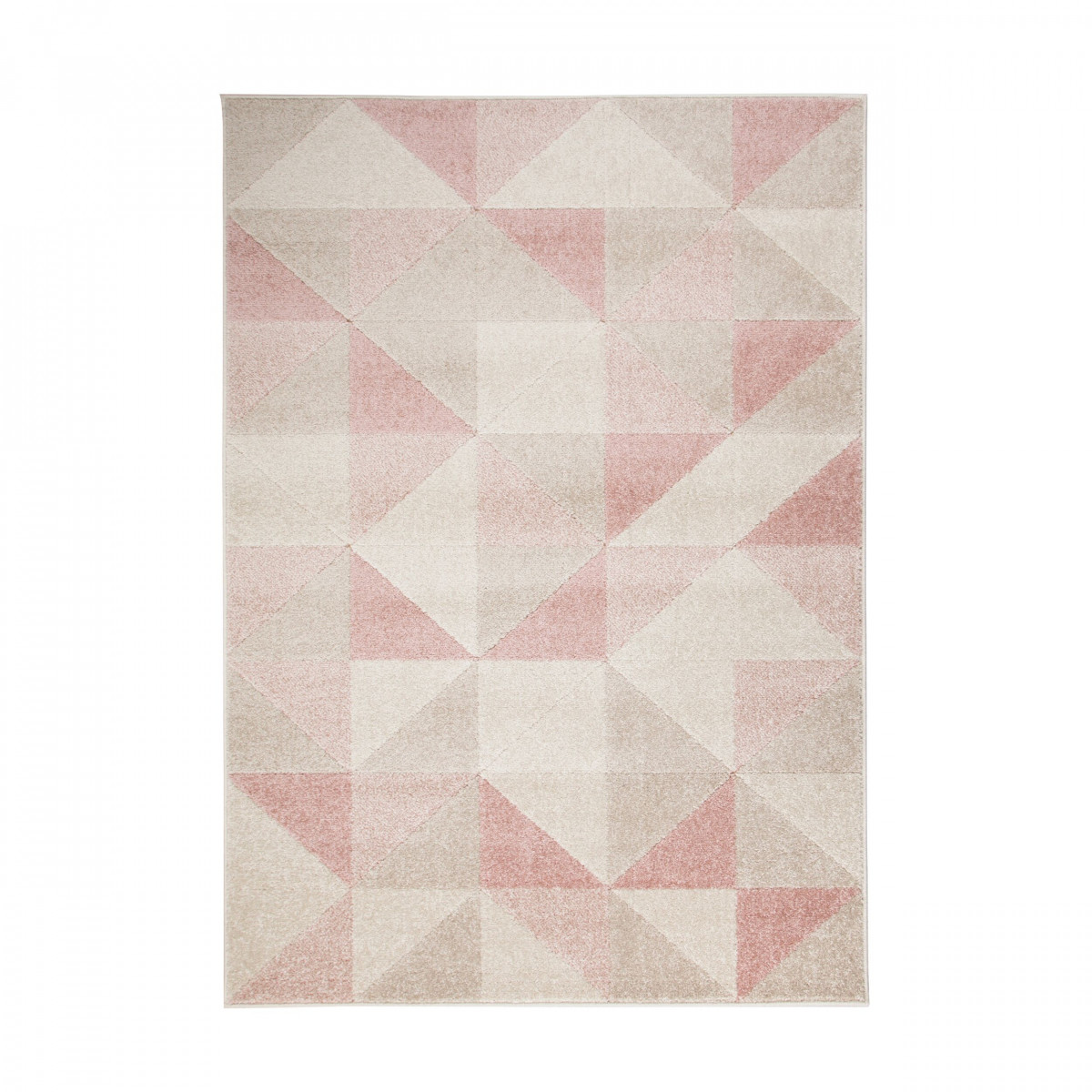 AKCE: 133x185 cm Kusový koberec Urban Triangle Blush/Pink