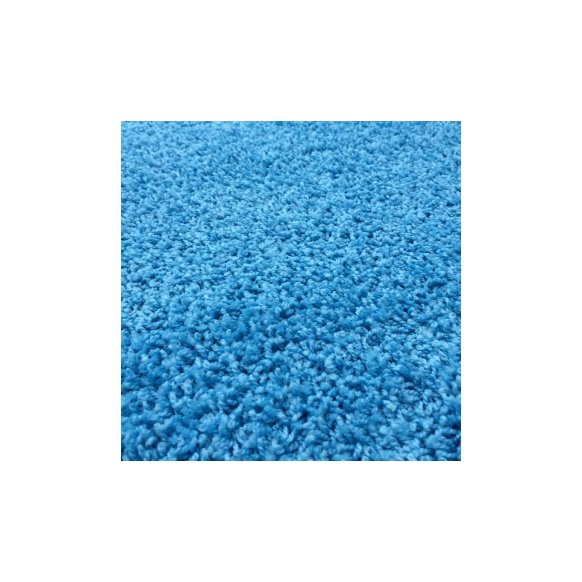 AKCE: 150x150 cm Kusový modrý koberec Color Shaggy čtverec