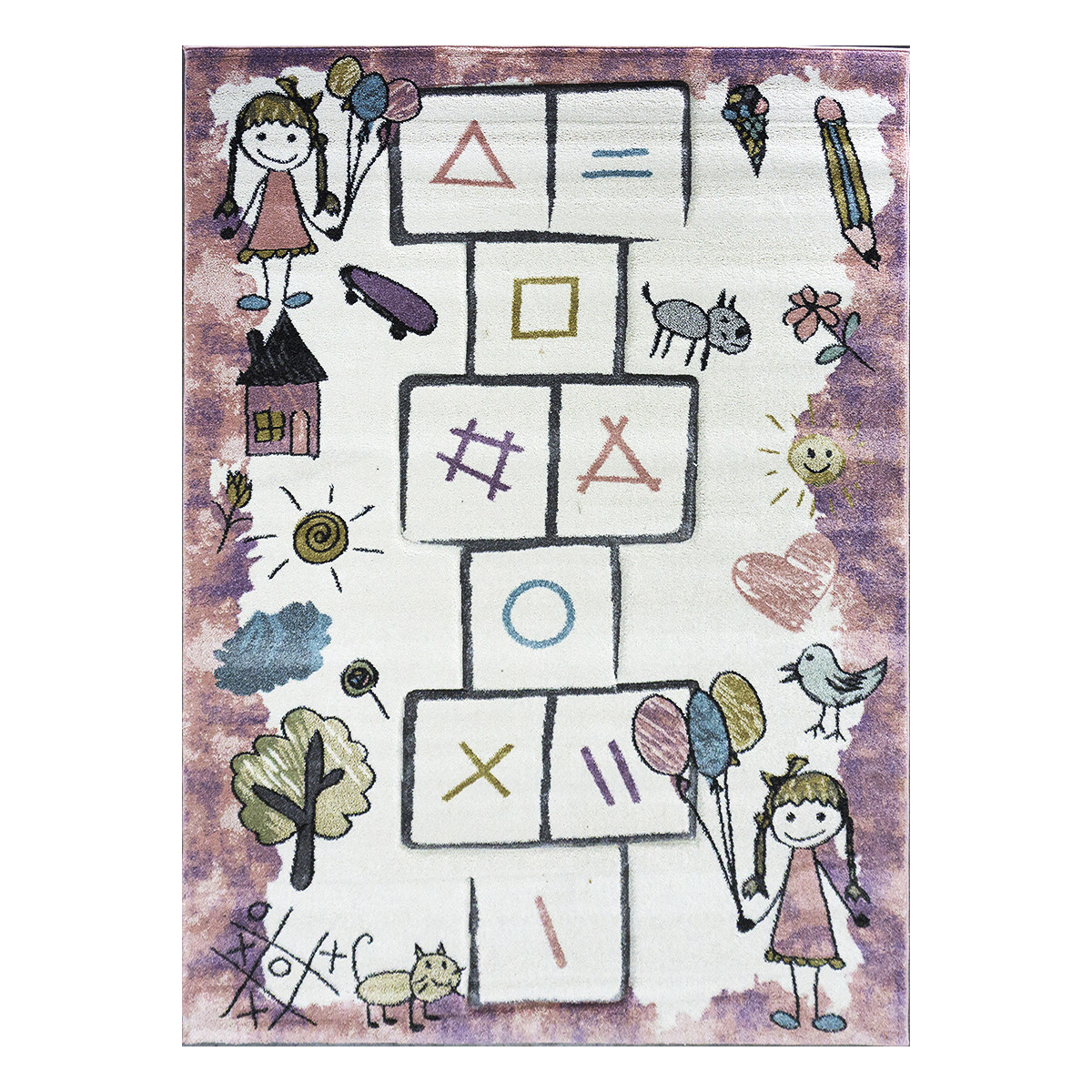 AKCE: 120x180 cm Dětský koberec Smart Kids 22923 Pink