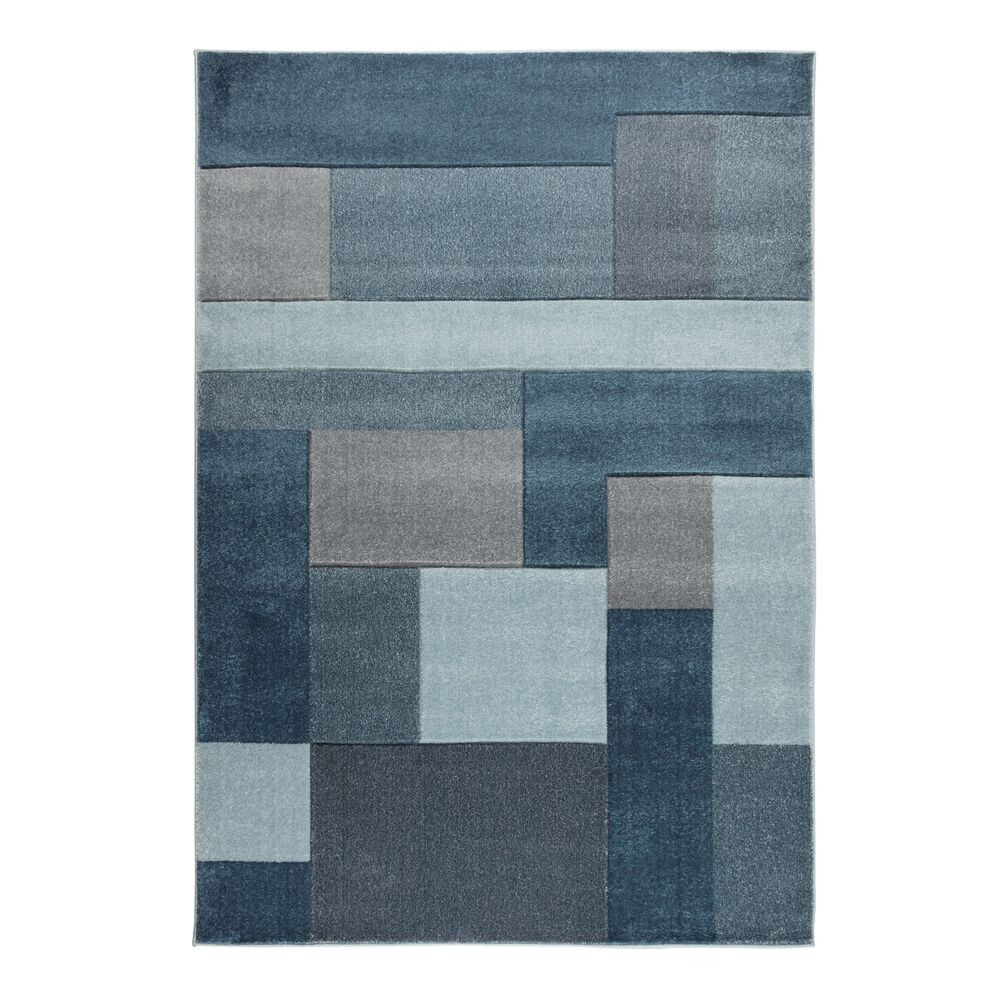 Levně Flair Rugs koberce Kusový koberec Hand Carved Cosmos Denim Blue - 80x150 cm