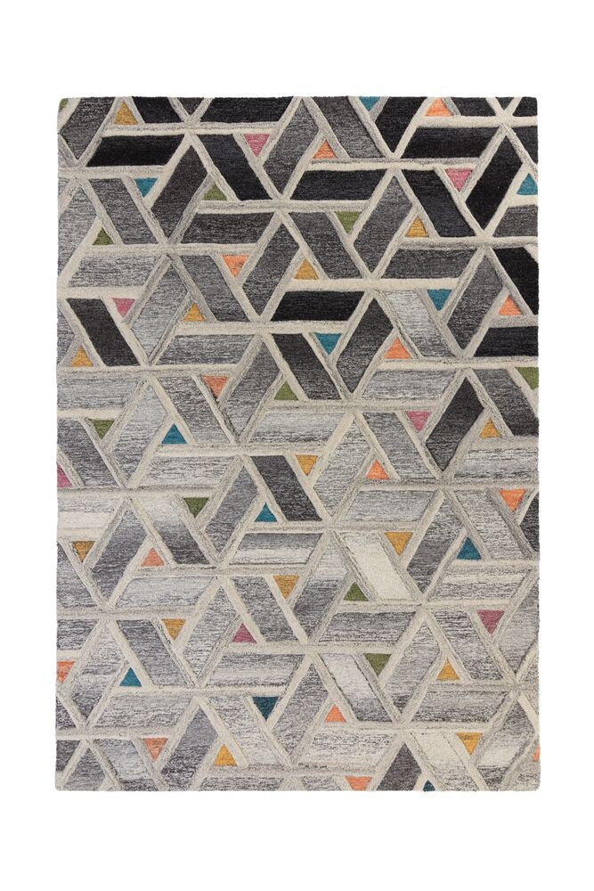 Levně Flair Rugs koberce Kusový koberec Moda River Grey/Multi - 120x170 cm