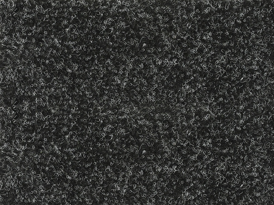 Levně Metrážový koberec Santana 50 černá s podkladem gel, zátěžový - Bez obšití cm