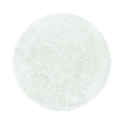 Levně Ayyildiz koberce Kusový koberec Fluffy Shaggy 3500 white kruh - 120x120 (průměr) kruh cm