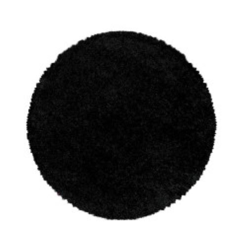 Levně Ayyildiz koberce Kusový koberec Sydney Shaggy 3000 black kruh - 120x120 (průměr) kruh cm