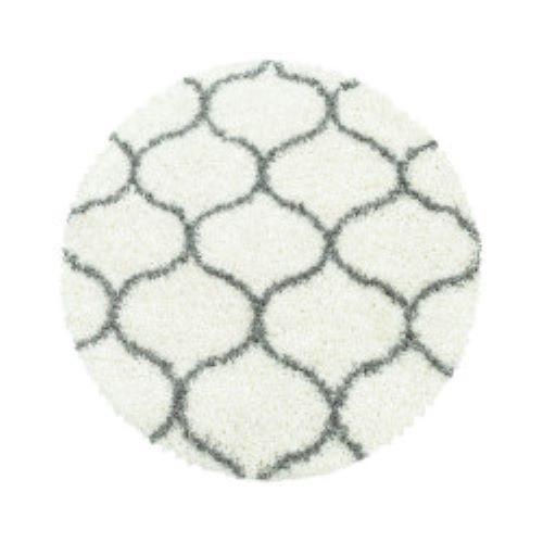 Levně Ayyildiz koberce Kusový koberec Salsa Shaggy 3201 cream kruh - 200x200 (průměr) kruh cm