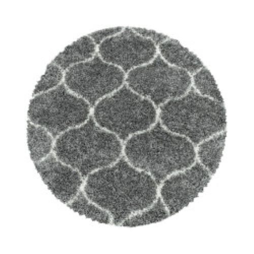 Levně Ayyildiz koberce Kusový koberec Salsa Shaggy 3201 grey kruh - 200x200 (průměr) kruh cm