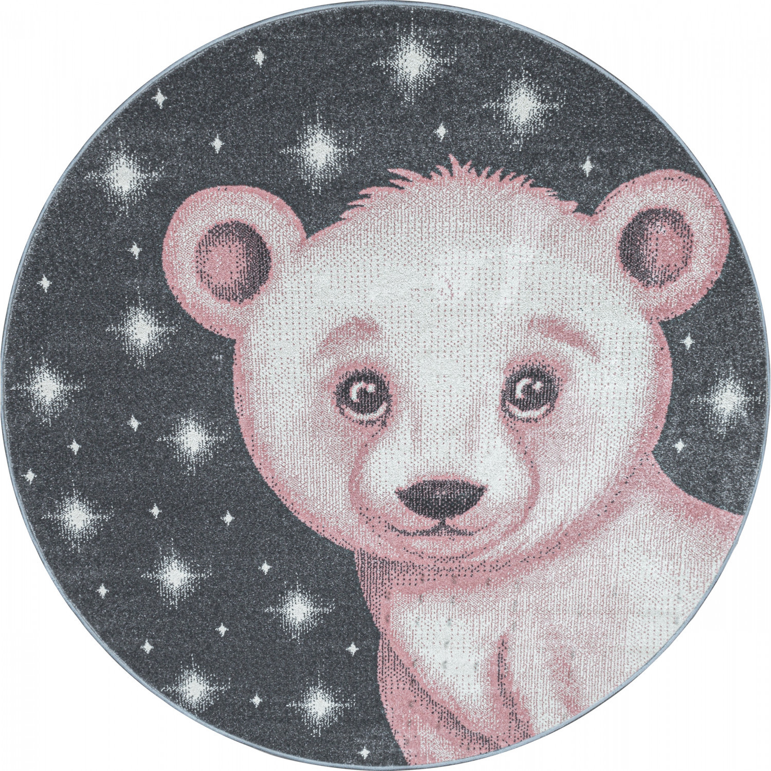 Levně Ayyildiz koberce Dětský kusový koberec Bambi 810 pink kruh - 120x120 (průměr) kruh cm