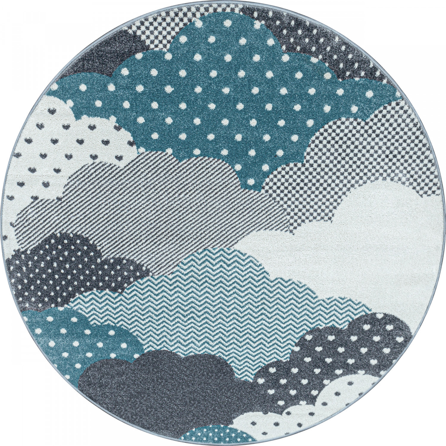 Levně Ayyildiz koberce Dětský kusový koberec Bambi 820 blue kruh - 160x160 (průměr) kruh cm