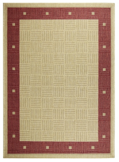 Oriental Weavers koberce Kusový koberec SISALO/DAWN 879/O44P (J84 Red) – na ven i na doma - 133x190 cm