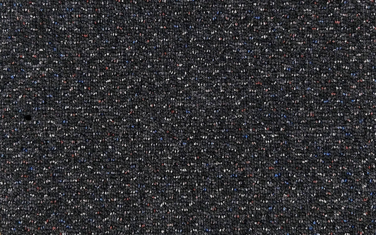 Levně Metrážový koberec New Techno 3528 antracit, zátěžový - Bez obšití cm