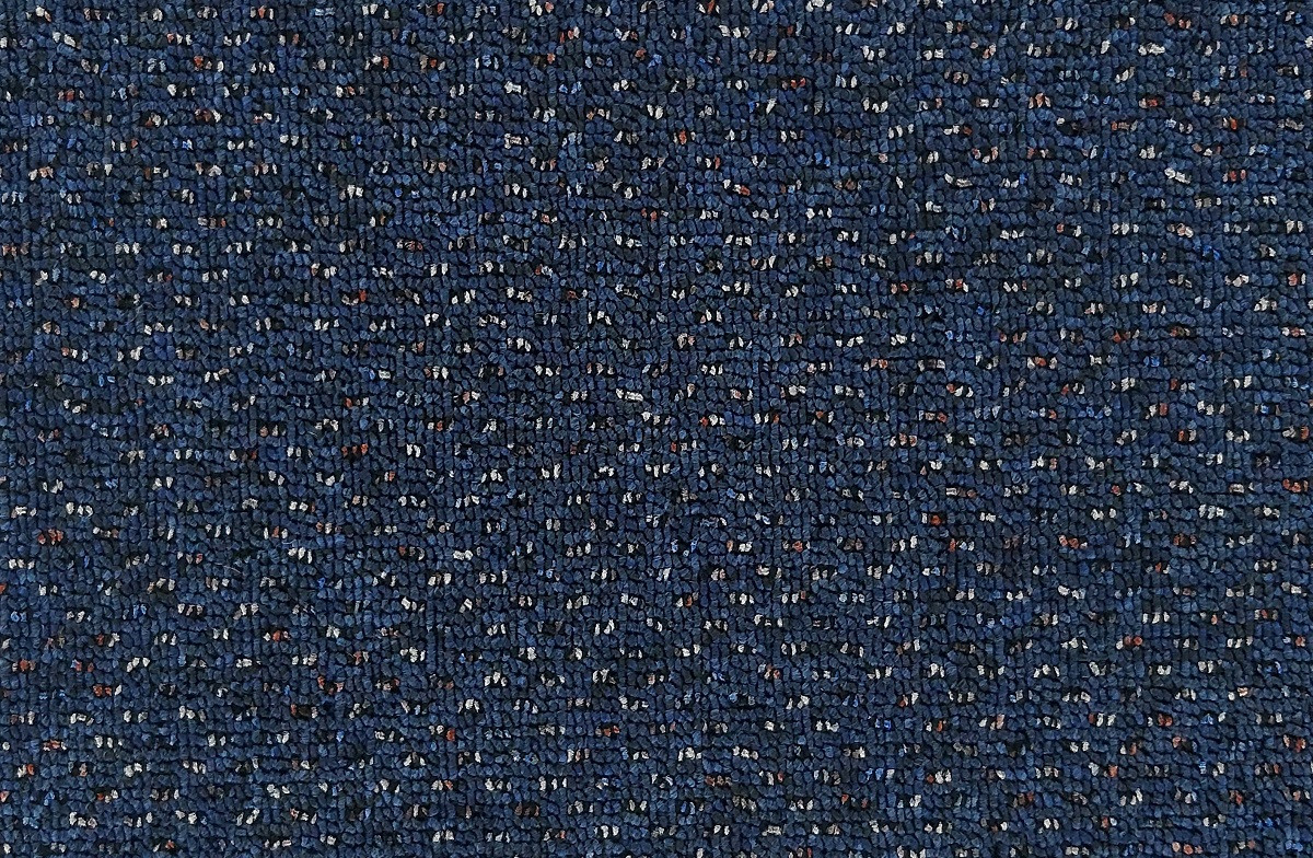 Levně Metrážový koberec New Techno 3535 tm. modré, zátěžový - Bez obšití cm