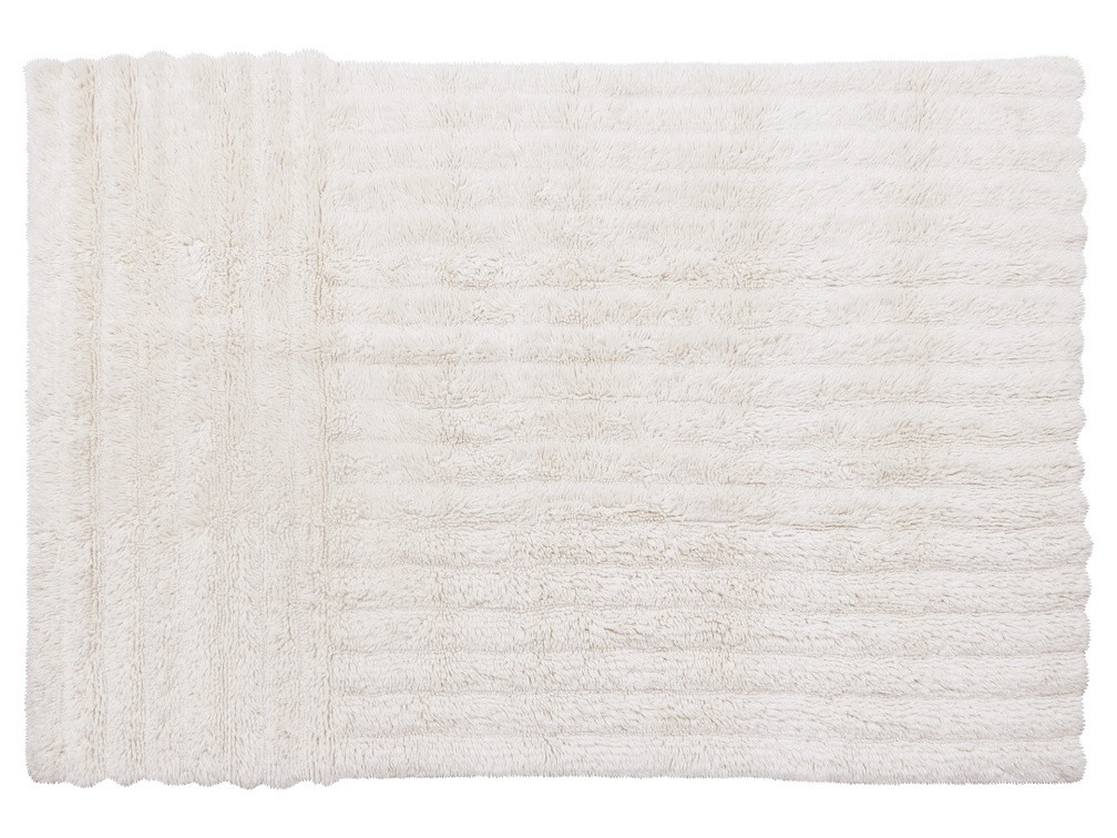 Levně Lorena Canals koberce Vlněný koberec Dunes - Sheep White - 80x140 cm