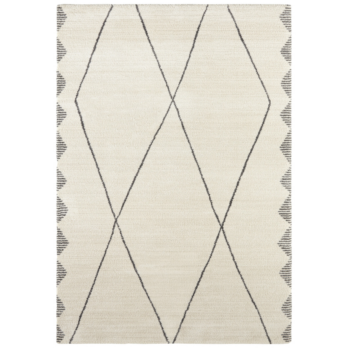 AKCE: 80x150 cm Kusový koberec Glow 103665 Cream/Grey z kolekce Elle 