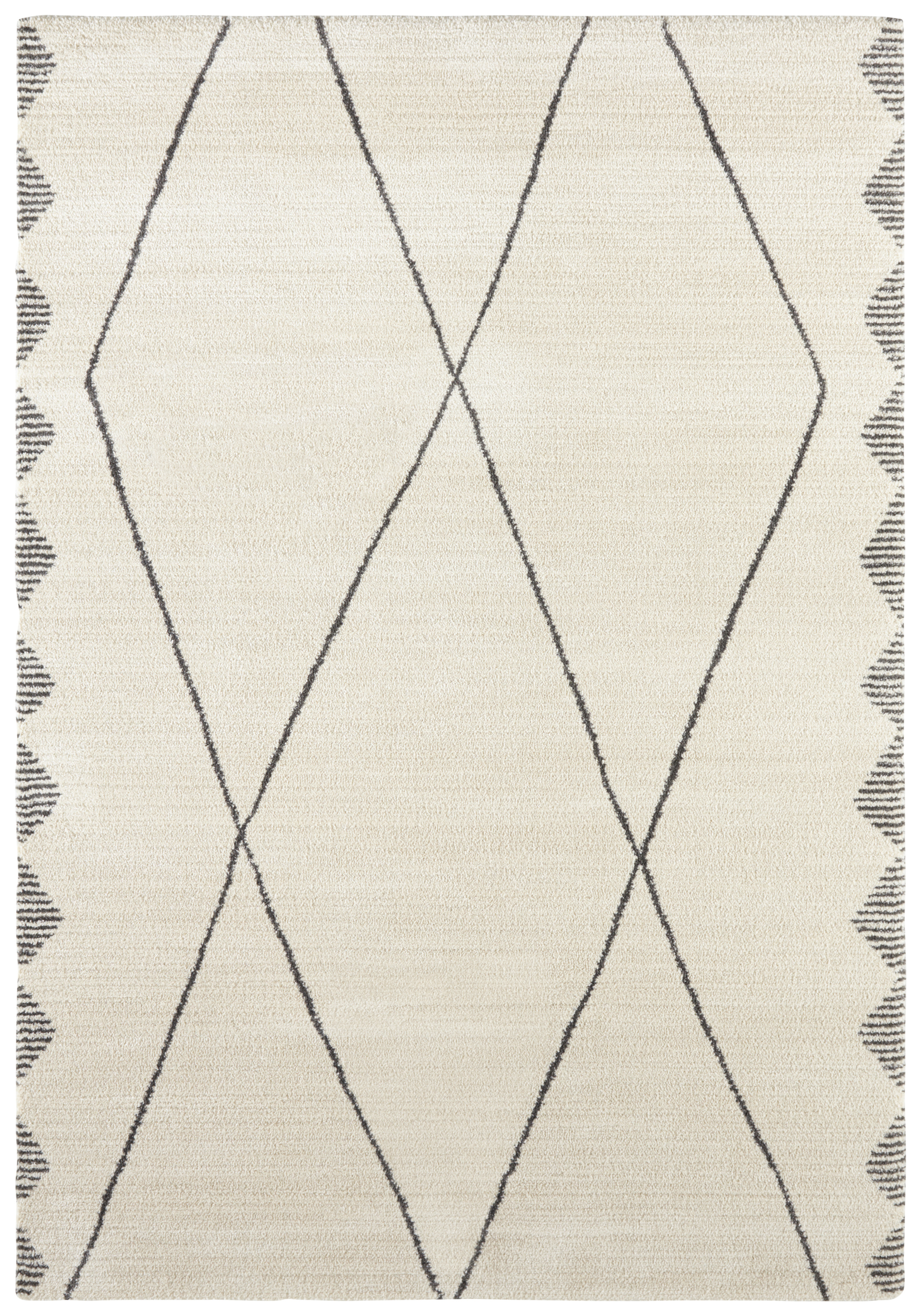ELLE Decoration, AKCE: 80x150 cm Kusový koberec Glow 103665 Cream/Grey z kolekce Elle, bílá, ložnice