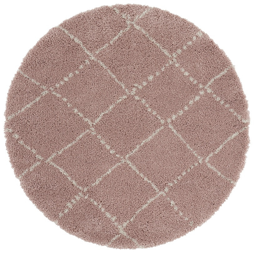 Levně Mint Rugs - Hanse Home koberce 160x160 (průměr) kruh cm Kusový koberec Allure 102750 Rose/Cream - 160x160 (průměr) kruh cm Růžová