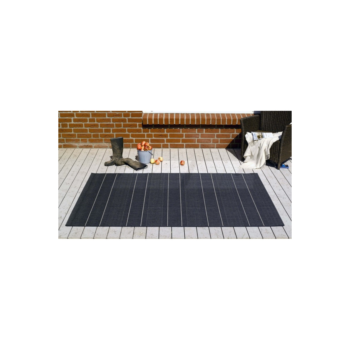 AKCE: 80x150 cm Kusový koberec Sunshine 102030 Schwarz