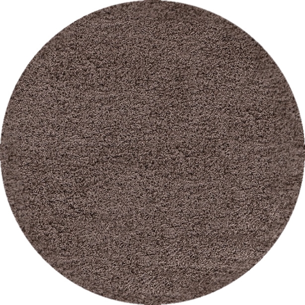 Ayyildiz koberce Kusový koberec Dream Shaggy 4000 Mocca kruh - 120x120 (průměr) kruh cm