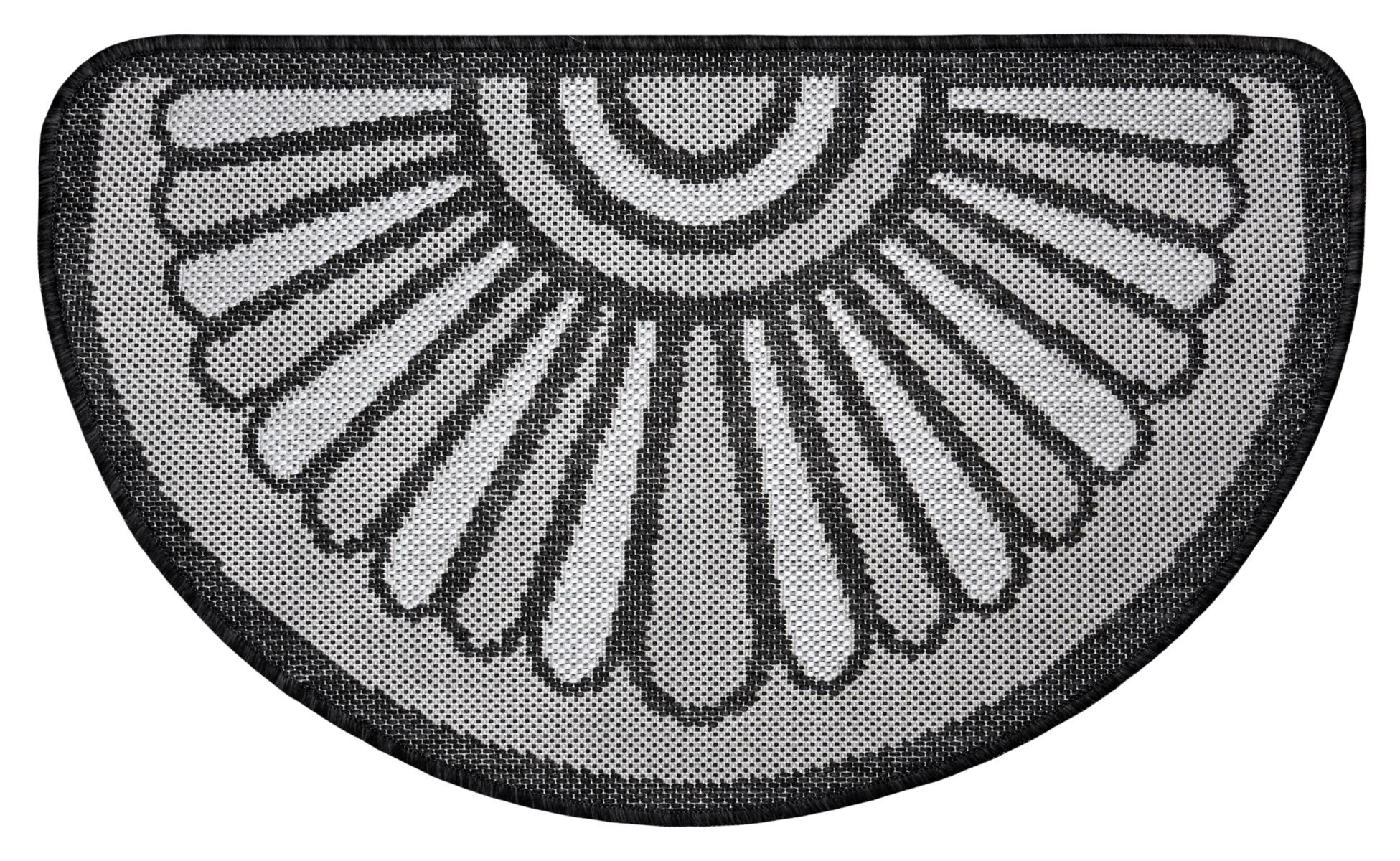 Levně Hanse Home Collection koberce Protiskluzová rohožka Weave 105251 Anthracite Gray Cream - 50x80 cm