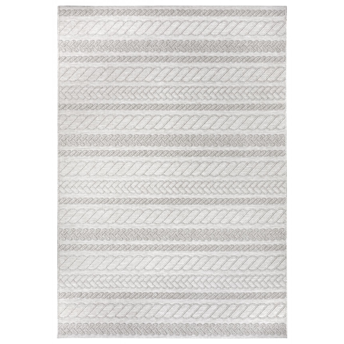 Kusový koberec Mujkoberec Original Elina 105163 Cream, Grey – na ven i na doma