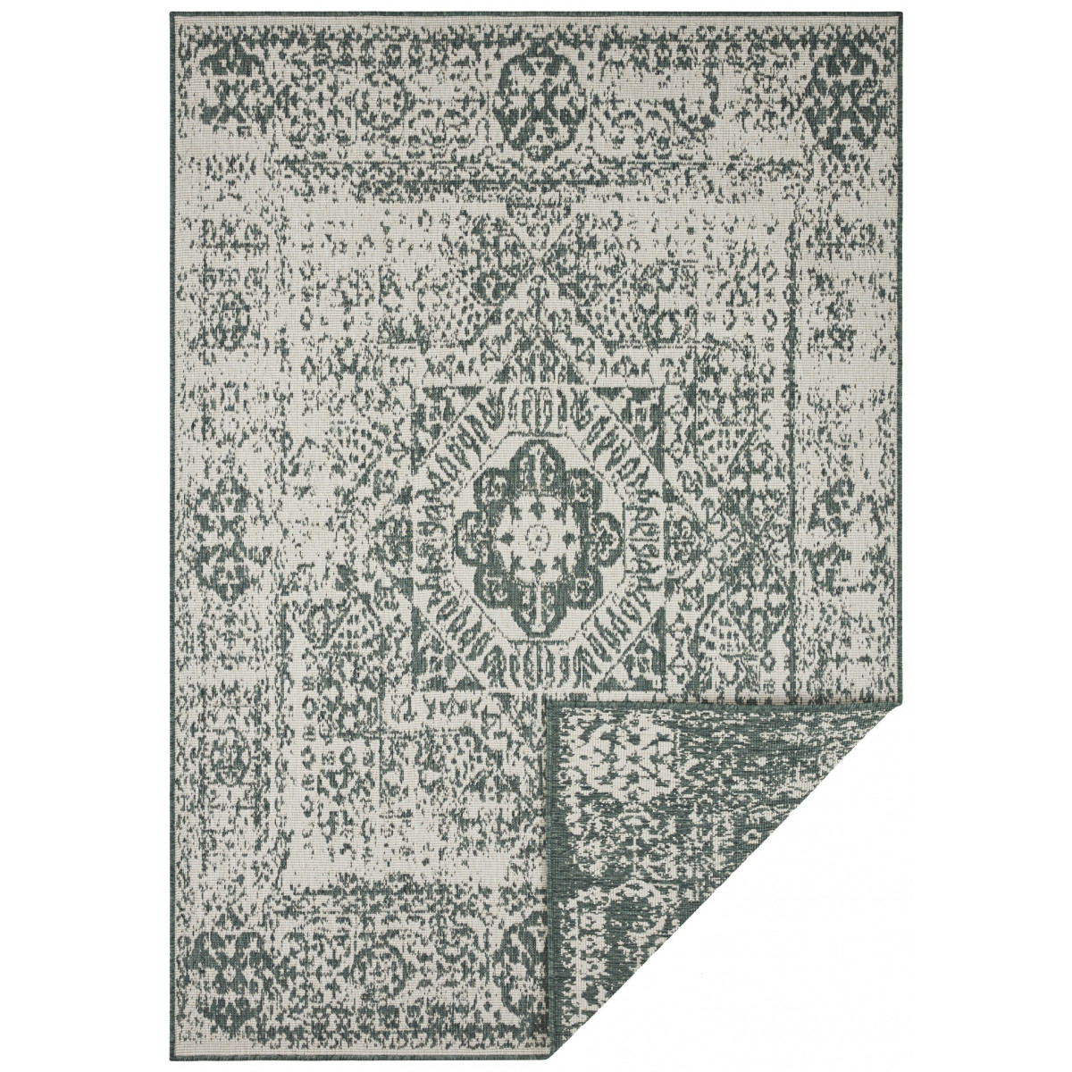 AKCE: 160x230 cm Kusový koberec Twin Supreme 104135 Green/Cream – na ven i na doma