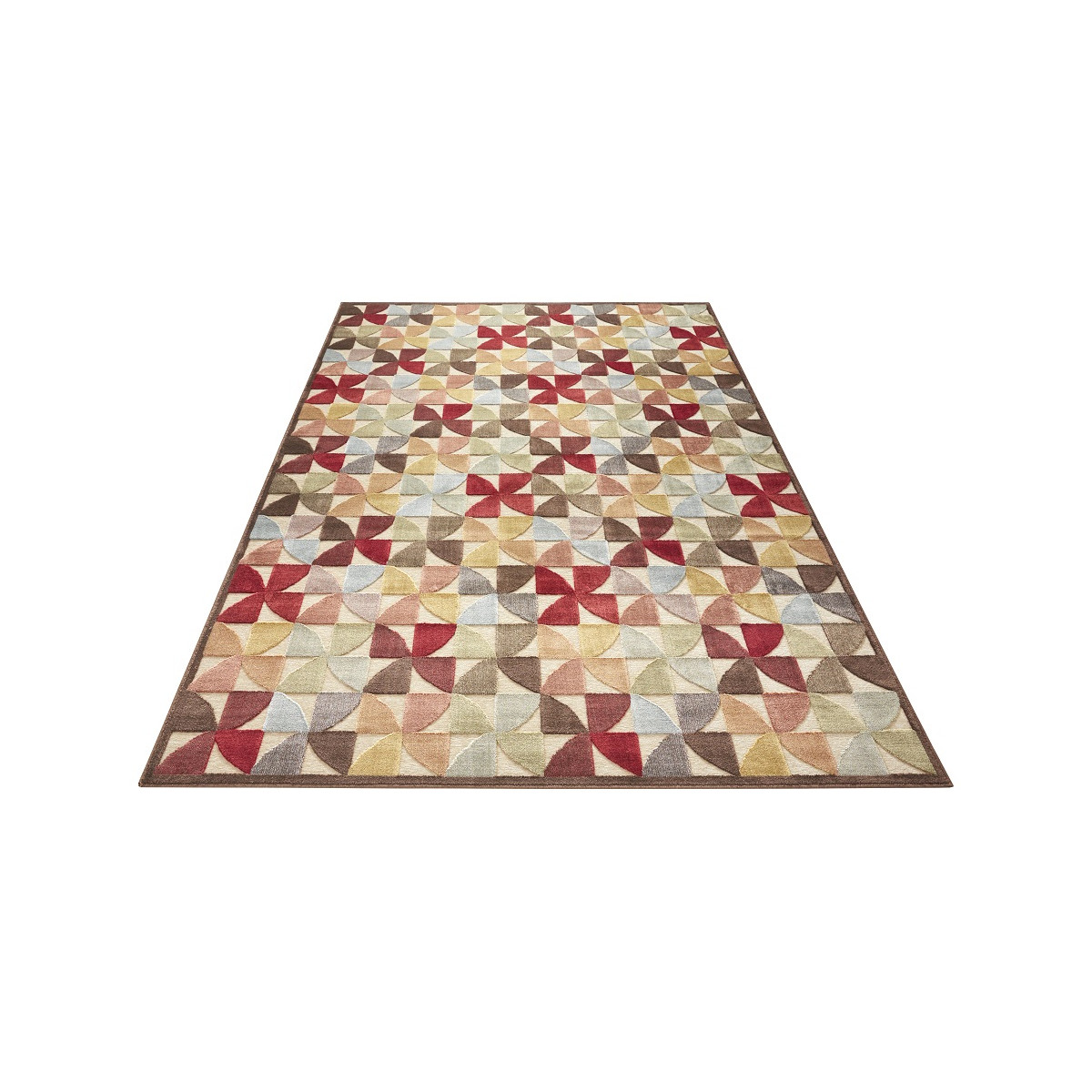AKCE: 160x230 cm Kusový koberec Creative 103966 Brown/Multicolor z kolekce Elle