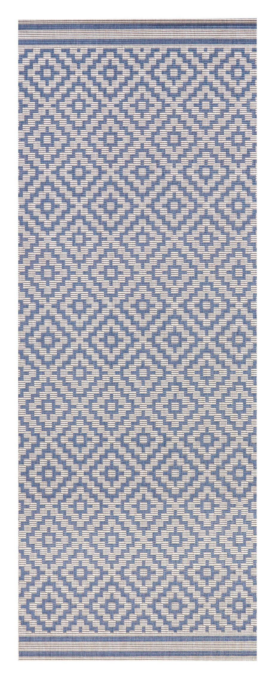 Hanse Home, Kusový koberec Meadow 102464 – na ven i na doma, 240x340, modrá, chodba / předsíň