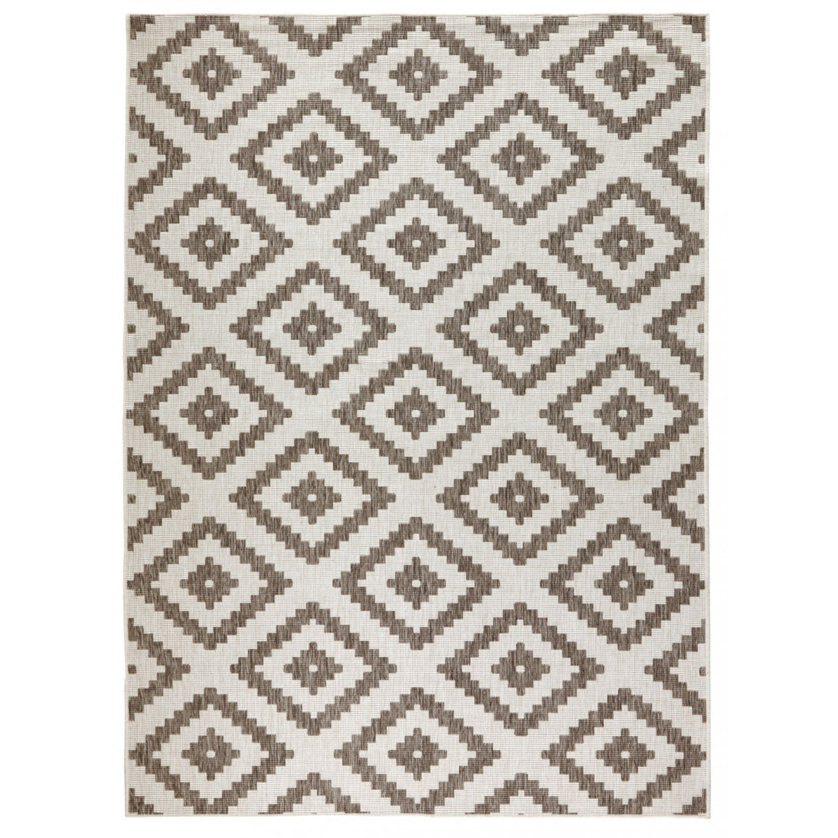 Kusový koberec Twin-Wendeteppiche 103133 braun creme